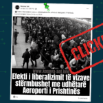 Mbishkrimi i imazhit që pretendon se Aeroporti i Prishtinës është stërmbushur me udhëtarë, nuk përputhet me raportimin e artikullit të bashkangjitur