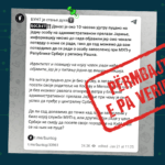 Pretendim i pa verifikuar për gjuajtje me armë në pikën kufitare në Jarinjë ndaj një të punësuari në MPB të Serbisë