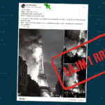 Kulla Eiffel nuk është djegur