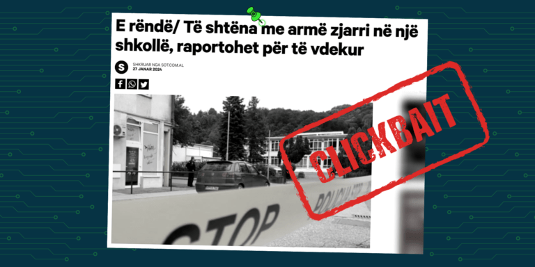 As titulli e as fotografia nuk sqarojnë se ngjarja ka ndodhur në SHBA