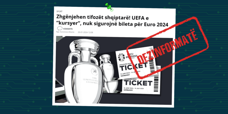 Pretendim i rremë se tifozët shqiptarë nuk kanë siguruar bileta për në Euro 2024