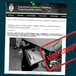 Pretendohet pa fakte se plaçkitja e Postës së Serbisë në fshatin Uglarë vjen si pasojë e ndalimit të dinarit në Kosovë