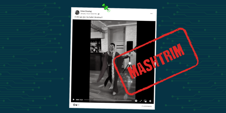 Deepfake: Në video nuk paraqitet presidenti ukrainas Volodymyr Zelenskyy duke vallëzuar, por një balerin rus