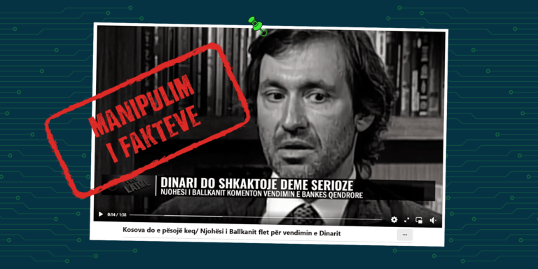 Prelec nuk ka thënë se pas vendimit për ndalimin e dinarit, Kosova do ta pësojë keq