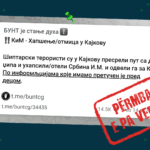 Pretendohet pa fakte se Policia e Kosovës ka rrahur në prani të fëmijëve një person të nacionalitetit serb