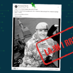 Imazhi që qarkullon në rrjet nuk tregon një gjeneral britanik të vrarë në Gaza