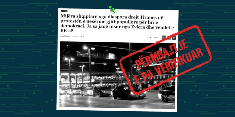 Pretendohet pa fakte se mijëra shqiptarë nga diaspora do të marrin pjesë në protestën e organizuar nga opozita në Shqipëri