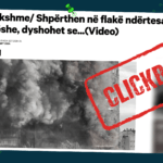 Titull përgjithësues që nuk sqaron se zjarri ka kapluar një ndërtesë në qytetin spanjoll, Valencia