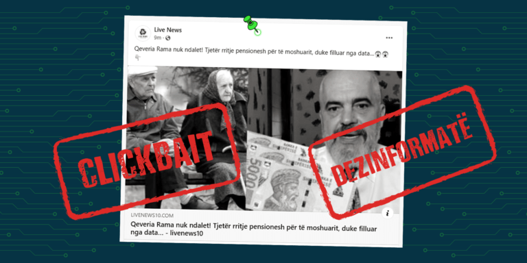 Lajmi i vjetër për rritjen e pensioneve në Shqipëri, paraqitet si aktual