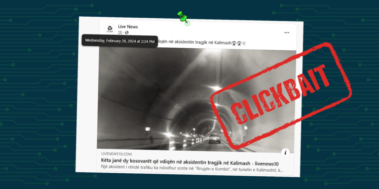Lajmi i vjetër për vdekjen e dy kosovarëve në aksidentin në Kalimash, paraqitet si aktual