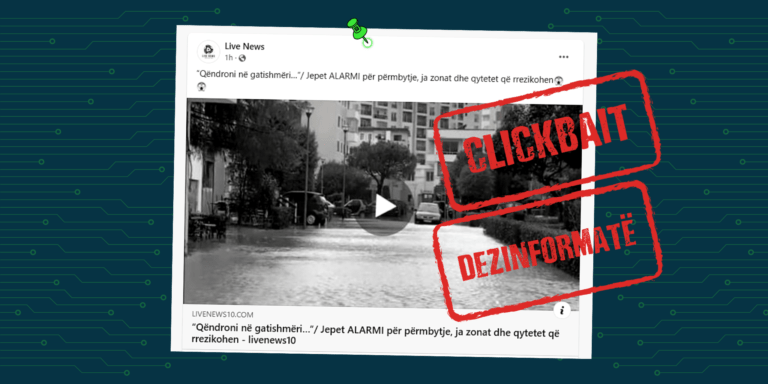 Paralajmërimi i muajit tetor për përmbysje nga shiu në Shqipëri, paraqitet si aktual