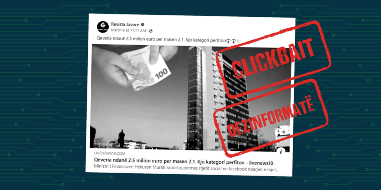 Lajmi i vjetër për ndarjen e 2.5 milionë eurove nga Qeveria e Kosovës, vazhdon të publikohet si aktual