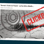 Tërmeti ka ndodhur në Mal të Zi, ndërsa lëkundjet u ndjenë edhe në Tiranë