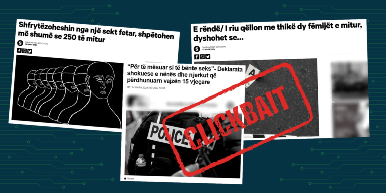 Artikuj me tituj përgjithësues për kronikën e zezë, që nuk sqarojnë vendndodhjen e ngjarjeve
