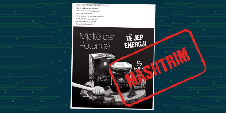 Kujdes nga produkti që shitet online si 100% natyral me emërtimin “mjaltë për potencë”