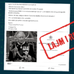 Përmes një dokumenti të rremë, pretendohet se familja mbretërore britanike ka njoftuar për vdekjen e mbretit Charles III