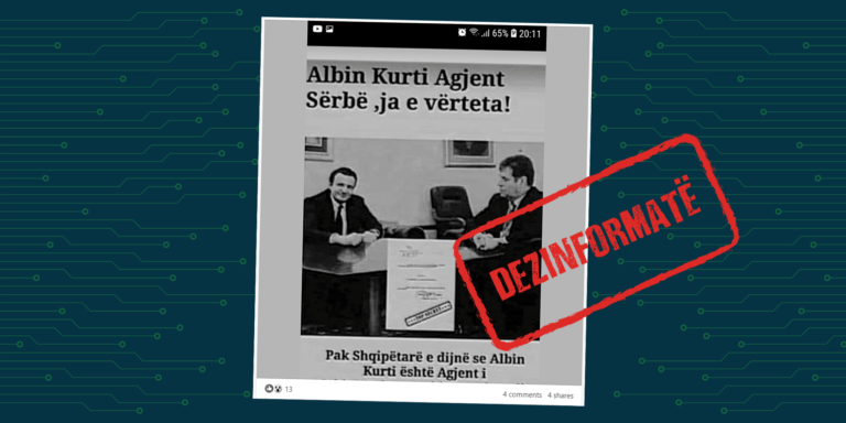 Ri-publikohet fotografia e montuar, që shfaq kryeministrin Kurti në takim me ish-kryeministrin serb Koshtunica