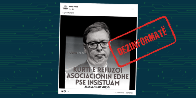 Deklarata e vitit të kaluar nga Vuçiq paraqitet si lajm aktual