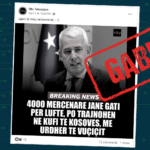 Sveçla ka folur për 400 ekstremistë serb që po trajnohen për luftë, e jo 4000 të tillë