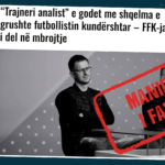 Vlerësohet në mënyrë të pasaktë vendimi për dënimin minimal të Liridon Lecit nga FFK-ja, si dalje në mbrojtje ndaj tij