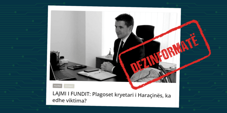 Pretendohet rrejshëm se kryetari i komunës së Haraçinës, Ridvan Ibrahimi ka mbetur i plagosur nga një atentat