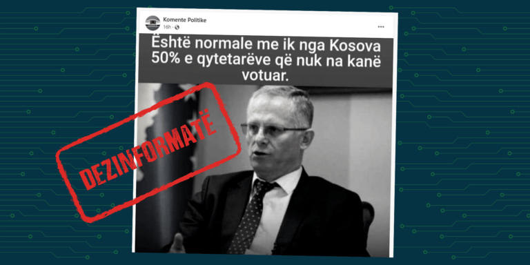 Pretendohet rrejshëm se Besnik Bislimi e ka cilësuar si normale ikjen e qytetarëve të cilët nuk e kanë votuar subjektin e tij politik