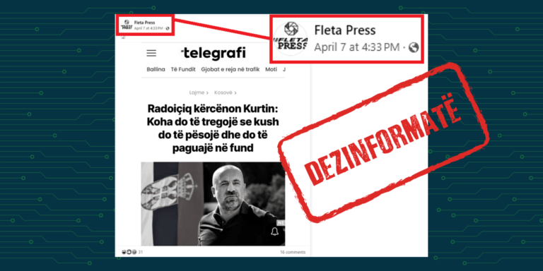 Një reagim i vjetër i Milan Radoiçiq, publikohet si aktual