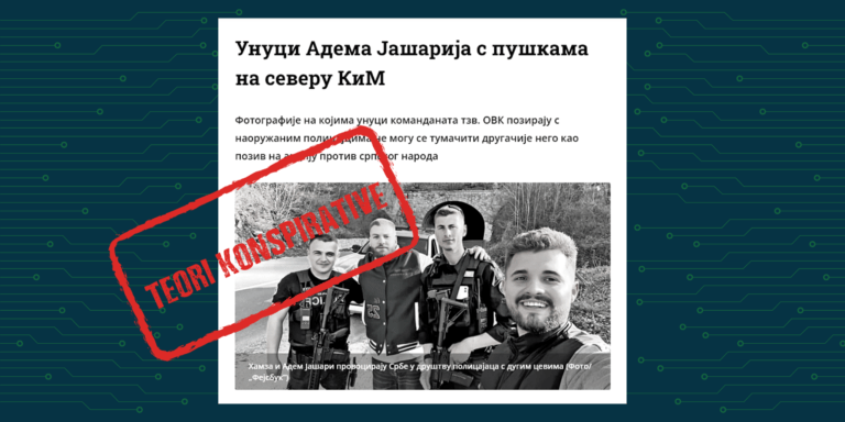 Pretendohet rrejshëm se nipat e Adem Jasharit provokuan me armë në veri