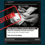 Faqja “PlusAtlas Interest” në Facebook pretendon rrejshëm se ofron mundësi për kredi