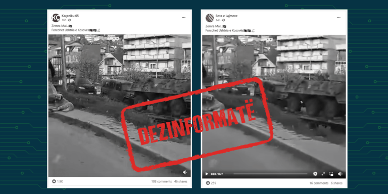 Automjetet e forcave të armatosura të Gjermanisë “Bundeswehr” paraqiten rrejshëm si pajisje të FSK-së