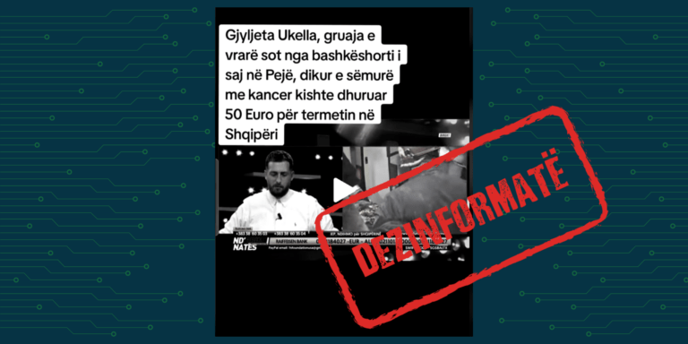 Publikohet video me pretendimin e rremë se paraqet zërin e Gjyljeta Ukellës