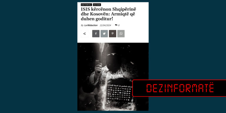 Kërcënimi nga ISIS ndaj Kosovës dhe Shqipërisë i bërë më 2015, paraqitet si aktual