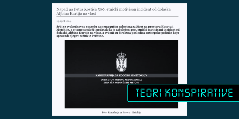 Rrahja e një qytetari në veri ndërlidhet pa fakte si synim për spastrim etnik