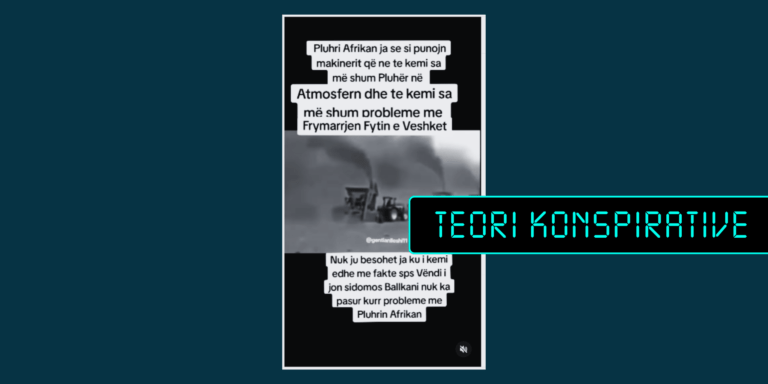 Pamjet nuk paraqesin përhapjen e rërës nga Sahara me anë të makinerive