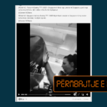 Videoja e fluturimit Kosovë-Zvicër në vitin 2019, paraqitet si e realizuar gjatë incidentit në fluturimin Londër-Singapor