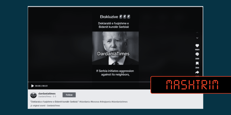 Biden nuk e ka kërcënuar Serbinë në rast agresioni ndaj Kosovës dhe Bosnjës