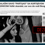 Mediat serbe dezinformojnë se një grua në krahët e një politikani serb është Saranda Bogujevci