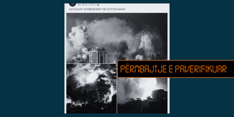 Fotografitë nuk paraqesin gjendjen aktuale në Rafah