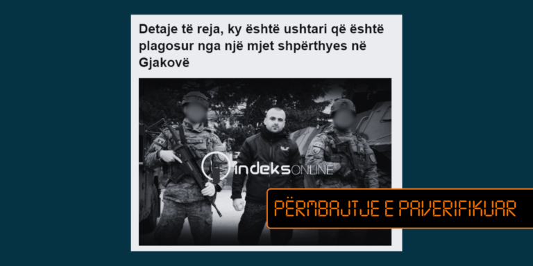 Jo, personi i lënduar nga një mjet shpërthyes nuk është pjesëtar i FSK-së