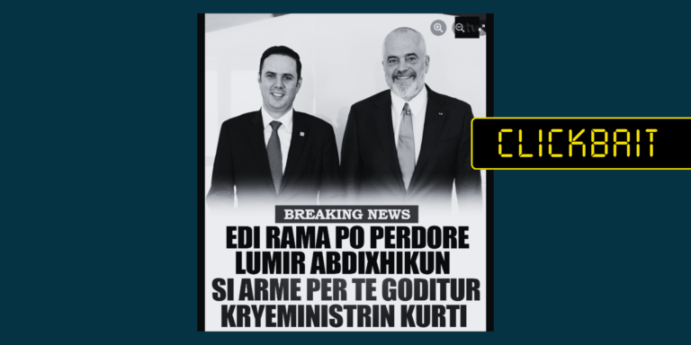 As titulli e as fotografia nuk sqarojnë se bëhet fjalë për shkrim autorial
