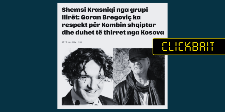 Deklarata e Shemit për Goran Bregoviqin e bërë më 2021 paraqitet si aktuale