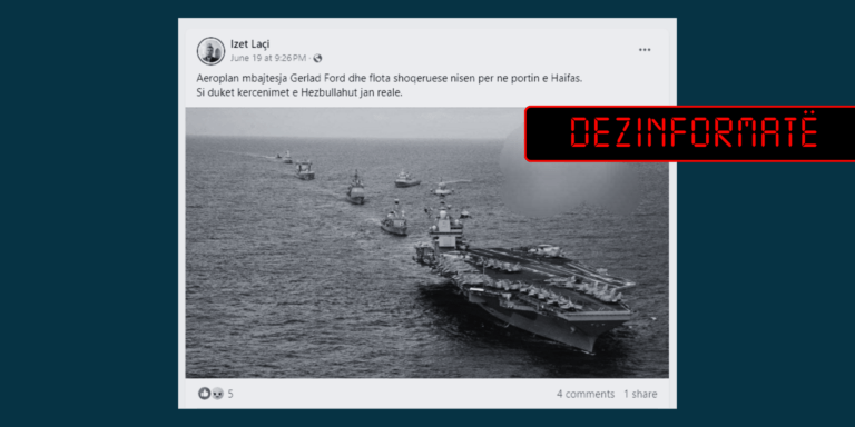 Jo, aeroplanmbajtësja amerikane “Gerald Ford” nuk është nisur drejt Izraelit