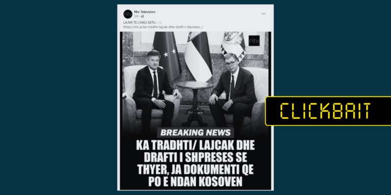 Titulli nuk përkon me artikullin