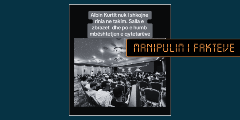 Nuk qëndron pretendimi se “rinia nuk i shkon në takim Albin Kurtit”