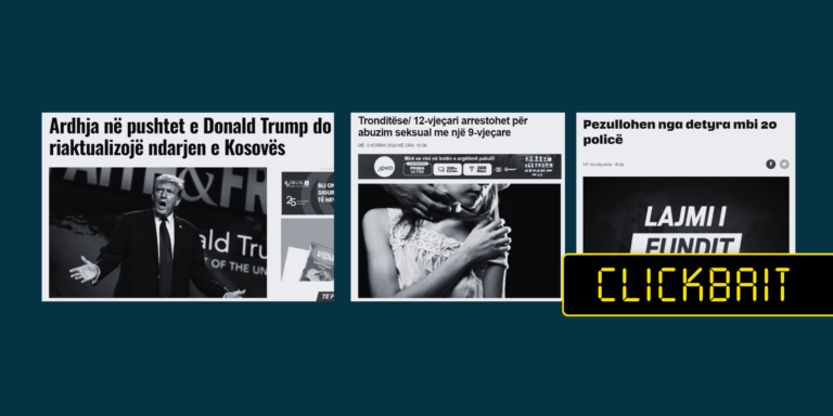 Artikujt “clickbait” që u gjetën gjatë dy ditëve të fundit në mediat online
