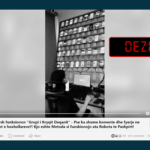 Pretendohet rrejshëm se pamjet paraqesin funksionimin e “Lëvizjes për braktisjen vullnetare të fesë islame”