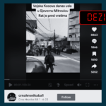 Pamjet nuk paraqesin pjesëtarë të FSK-së në Mitrovicën e Veriut, videoja është e vjetër e realizuar në Mitrovicën e Jugut