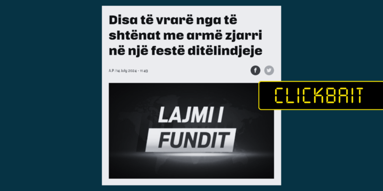 Titulli përgjithësues nuk e bën të ditur se ngjarja ka ndodhur në Francë