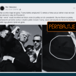 Fotografia nuk tregon vrimën e plumbit pranë gjoksit të Trumpit