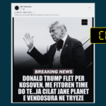Titull çorientues, Trump nuk ka folur për Kosovën